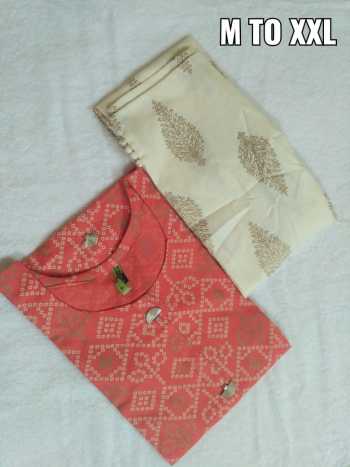 Jaipuri kurtis with Pant Set wholesale Price