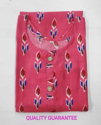 Jaipuri Rayon, cotton casual wear kurtis wholesaler