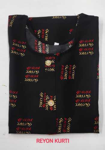 Jaipuri Rayon, cotton casual wear kurtis wholesaler