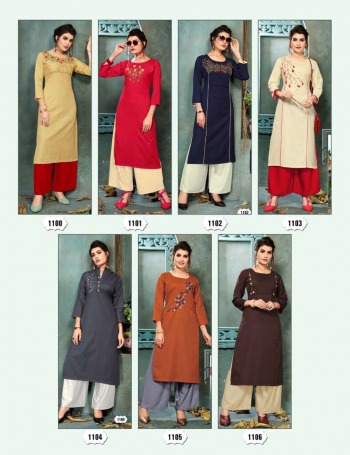 Jhala impex 7 Seas Cotton kurtis With palazzo catalog wholesaler