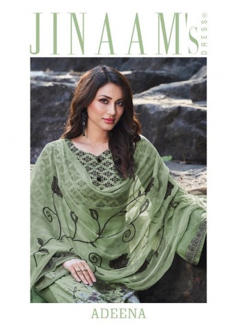 Jinaam Adeena Cotton Satin Salwar Kameez Wholesaler