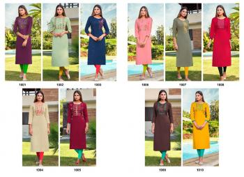 Jinesh Nx Angoori vol 1 hand work kurtis wholesaler