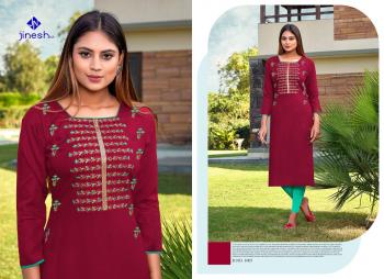 Jinesh Nx Angoori vol 1 hand work kurtis wholesaler