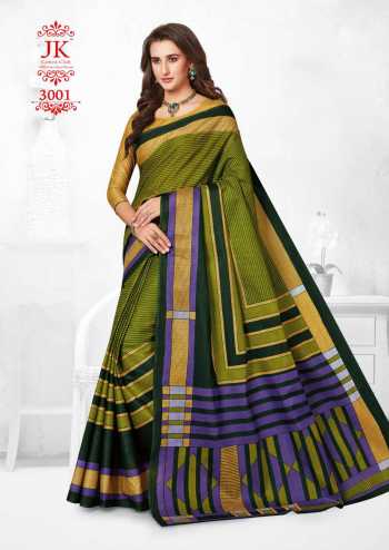 JK tulsi vol 3 Cotton Casual wear Saree catalog Wholesaler