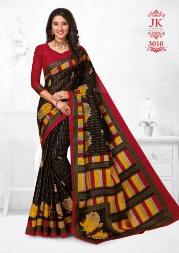 JK tulsi vol 3 Cotton Casual wear Saree catalog Wholesaler