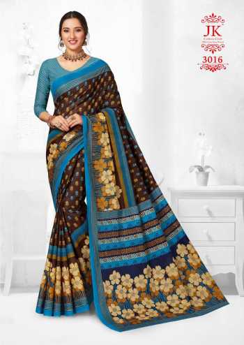 JK tulsi vol 3 Cotton Casual wear Saree catalog Wholesaler