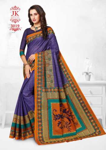 JK tulsi vol 3 Cotton Casual wear Saree catalog Wholesaler