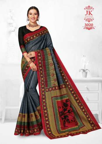 JK tulsi vol 3 Cotton Casual wear Saree catalog Wholesaler