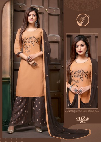 JLF gulzar vol 2 Kurtis with palazzo and Dupatta Wholesale Price