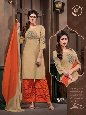 JLF Innaya vol 1 kurtis with palazzo and Dupatta