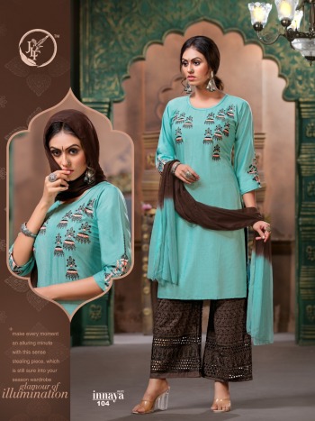 JLF Innaya vol 1 kurtis with palazzo and Dupatta