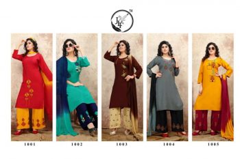 JLF Naishaa kurtis with Palazzo and Dupatta catalog