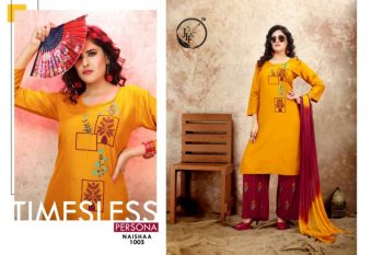 JLF Naishaa kurtis with Palazzo and Dupatta catalog