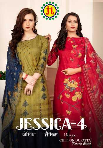 JT Jessica vol 4 Cotton Dress material catalog wholesaler