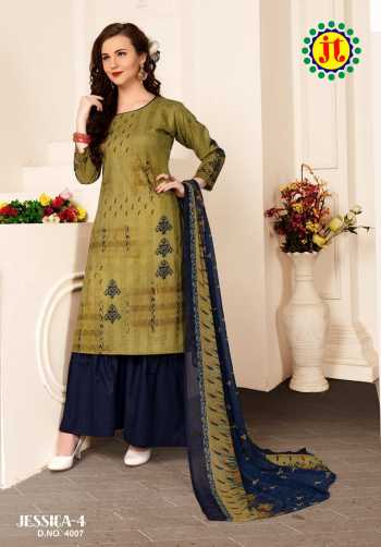 JT Jessica vol 4 Cotton Dress material catalog wholesaler