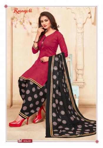 K Cotton Fab Rangoli Patiyala vol 1 Readymade Dress