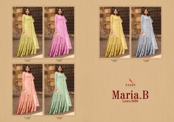 Kaara Suits Maria b lawn 2020 Cotton pakistani Suits wholesaler