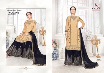 Kaara Suits Simran Fox Georgette Salwar Kameez wholesaler