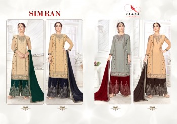 Kaara Suits Simran Fox Georgette Salwar Kameez wholesaler