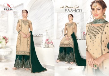 Kaara Suits Simran Fox Georgette Salwar Kameez wholesaler