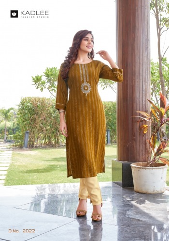 Kadlee Shalinee kurtis with Pant catalog