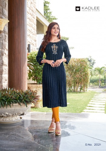 Kadlee Shalinee kurtis with Pant catalog