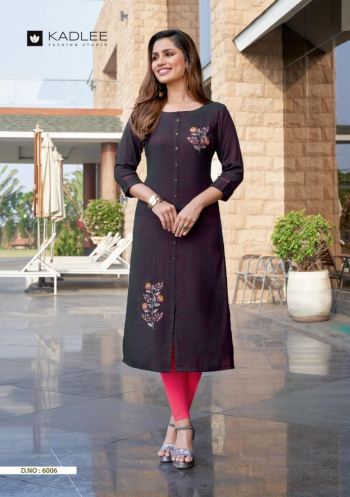 Kadlee Zoya Rayon Kurtis wholesaler