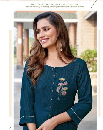 Kadlee Zoya Rayon Kurtis wholesaler