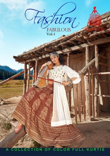 Kajal Style Fashion Fabulous vol 1 Party wear kurtis wholesaler