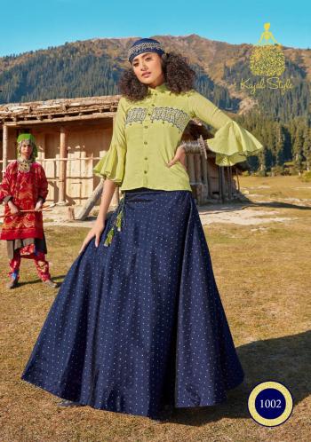 Kajal Style Fashion Fabulous vol 1 Party wear kurtis wholesaler