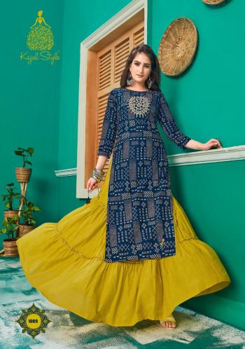 Kajal Style Fashion Galaxy vol 1 Kurtis with palazzo Wholesale price