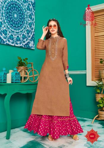 Kajal Style Fashion Galaxy vol 1 Kurtis with palazzo Wholesale price