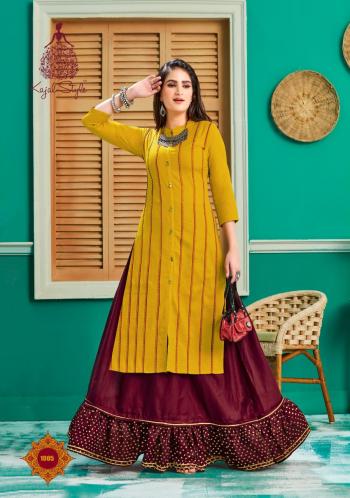 Kajal Style Fashion Galaxy vol 1 Kurtis with palazzo Wholesale price