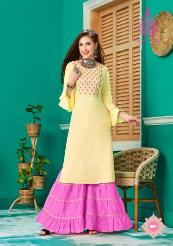 Kajal Style Fashion Galaxy vol 1 Kurtis with palazzo Wholesale price