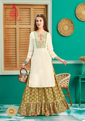 Kajal Style Fashion Galaxy vol 1 Kurtis with palazzo Wholesale price