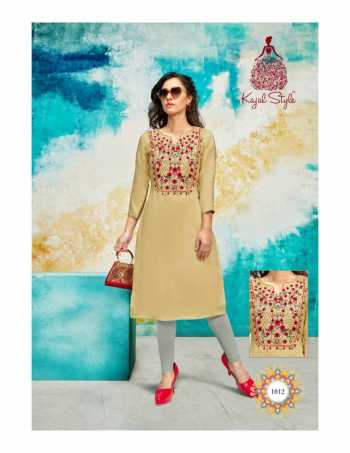 Kajal Style Fashion Saga vol 1 Musline Work kurtis wholesaler