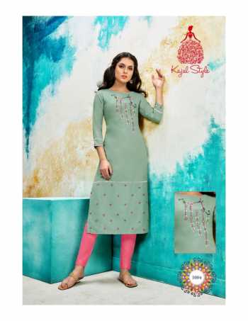 Kajal Style Fashion Saga vol 1 Musline Work kurtis wholesaler