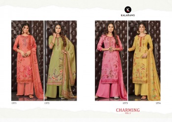 Kalarang Charming vol 3 Muslin print with Embroidered Suits wholesaler