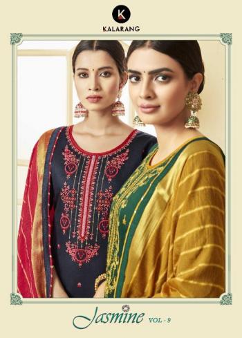 Kalarang Jasmine vol 9 Jam Silk Salwar kameez wholesaler