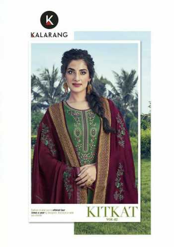 kalarang Kitkat vol 2 jam Silk Cotton Salwar kameez wholesaler