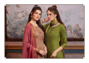 kalaroop Crysta Jam Silk Salwar kameez wholesaler