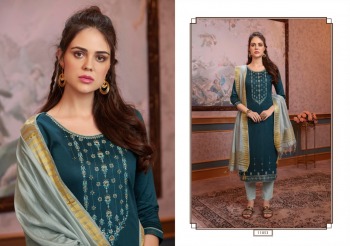 kalaroop Crysta Jam Silk Salwar kameez wholesaler