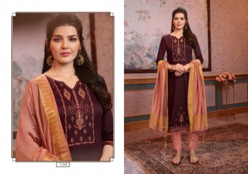 kalaroop Crysta Jam Silk Salwar kameez wholesaler