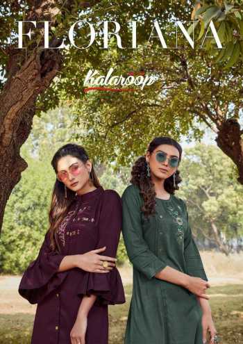 kalaroop Floriana Lining Silk kurtis with palazzo wholesaler