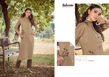 kalaroop Floriana Lining Silk kurtis with palazzo wholesaler