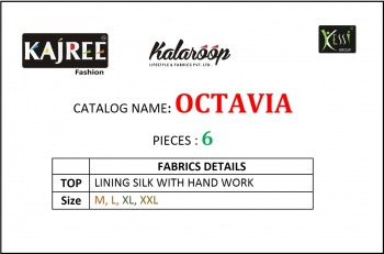 Kalaroop Octavia Lining Silk Hand work Kurtis wholesale