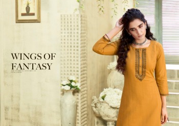 Kalaroop pili vol 3 Daily wear kurtis buy wholesale Price