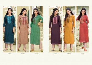 Kalaroop pili vol 3 Daily wear kurtis buy wholesale Price