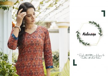 Kalaroop Sonet Regular wear kurtis wholesaler