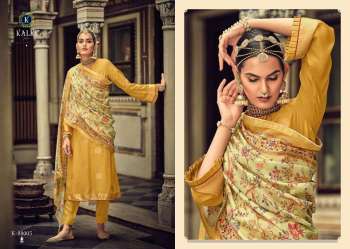 Kalki Hanya Muslin Jacquard Dress material